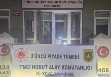 Hakkari hudutlarında uyuşturucu operasyonu
