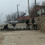 Çelikhan’da Yıldırım Beyazıt Caddesi’nde parke çalışmaları devam ediyor