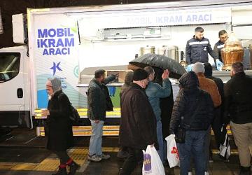 Soğuk Havalarda Sıcak Dayanışma Küçükçekmece'de