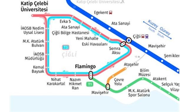 Ataşehir Kavşağı Tramvay Durağı'nın adı Flamingo oldu
