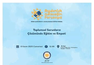 TEGV Nirun Şahingiray 6. Uluslararası Eğitim Forumu düzenlenecek