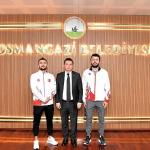 Başkan Aydın Tarihi Başarı Yakalayan Kardeşleri Ağırladı