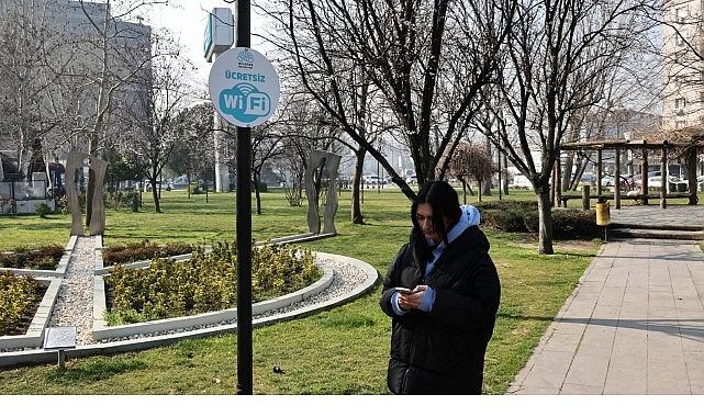 Nilüfer'de ücretsiz internet noktası 40'a ulaştı
