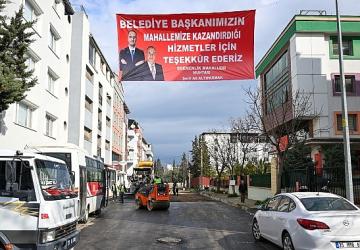Başkan Eşki sabah mesaisine Egemenlik Mahallesi'nde başladı