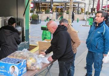 Çankaya'da Dayanışma Sofraları Kuruldu