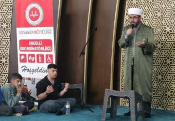Engelliler Haftası kapsamında camide buluşma programı düzenlendi