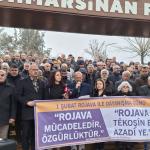 Adıyaman Demokratik Kurumlar Platformu’ndan ‘1 Şubat Dünya Rojava Günü’ne ilişkin basın açıklaması