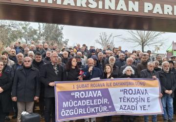 Adıyaman Demokratik Kurumlar Platformu’ndan ‘1 Şubat Dünya Rojava Günü’ne ilişkin basın açıklaması