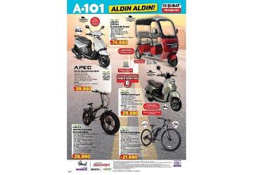 Şehir İçi Mobilite Seçenekleri 12 Şubat'ta A101'de