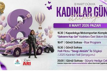 Nevşehir Belediyesi'nden 8 Mart'a Özel “Kadınlar Günü" Programları