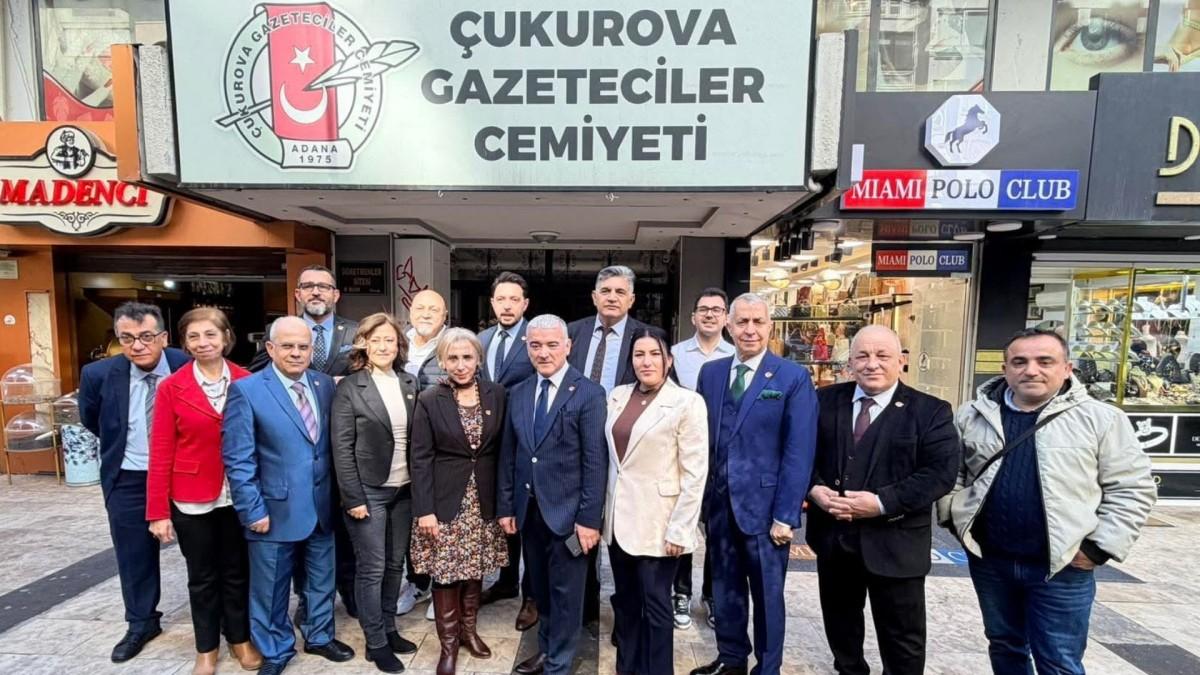 Çukurova Gazeteciler Cemiyeti’nde yeni dönem: Başkanlığa Ahmet Kurtul Çakın seçildi