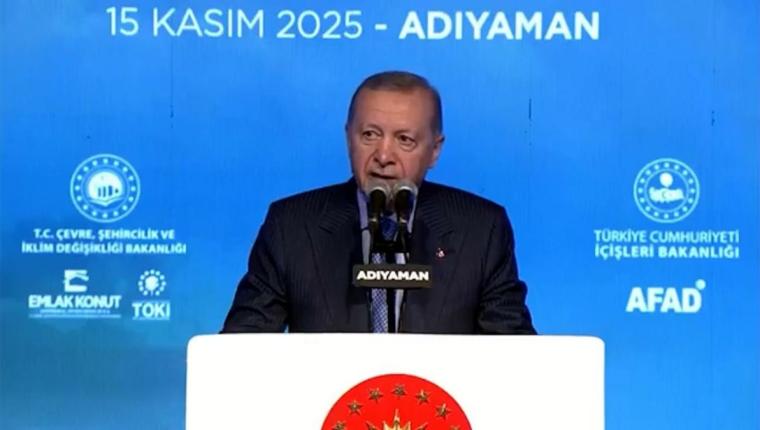 Cumhurbaşkanı Erdoğan Adıyaman’da: ‘Adıyaman'da 38 bin konut ve iş yerini teslim ettik’