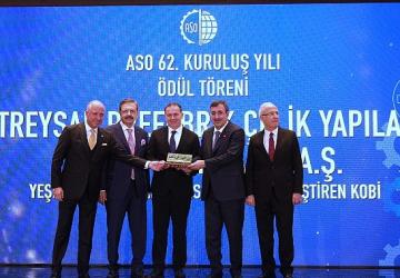 Treysan “Yeşil Dönüşüm Kapasitesini En Çok Geliştiren Firma" seçildi