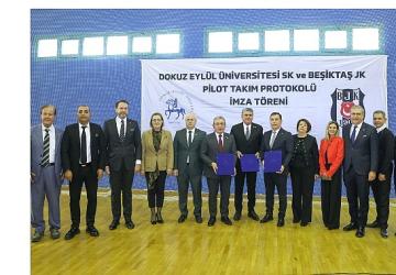 DEÜ ile Beşiktaş Arasında İş Birliği ve Pilot Takım Protokolü İmzalandı