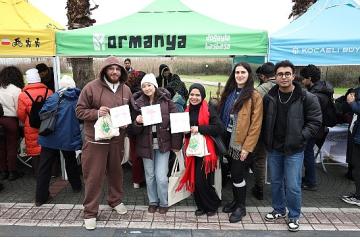 Doğanın en zarif misafirleri hayran bıraktı