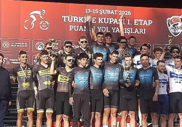 Büyükşehirli Bisikletçiler Türkiye Kupası 1. Etap Puanlı Yol Yarışlarında İkinci Oldu