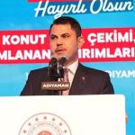 Bakan Kurum Adıyaman’da konuştu: ‘350 bininci konutun anahtarlarını teslim etmenin mutluluğunu yaşıyoruz’