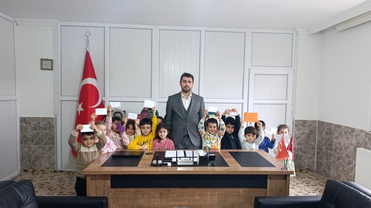 Adıyaman’da minik öğrencilerden Filistin’e anlamlı destek