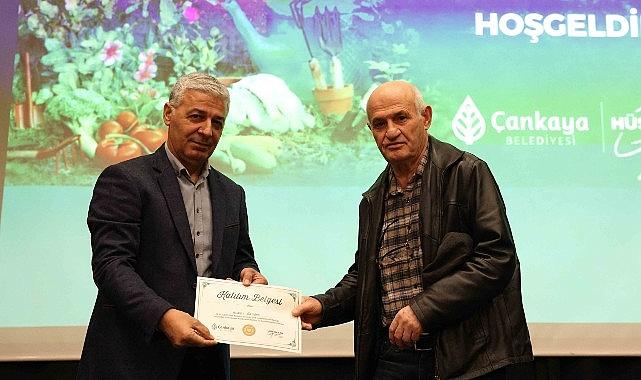 Yeşilin Kalbi Çankaya'da 300 Bahçıvan Sertifika Aldı