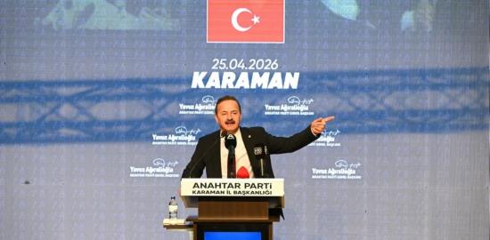 Anahtar Parti Genel Başkanı Ağıralioğlu, Karaman'da partililerle buluştu
