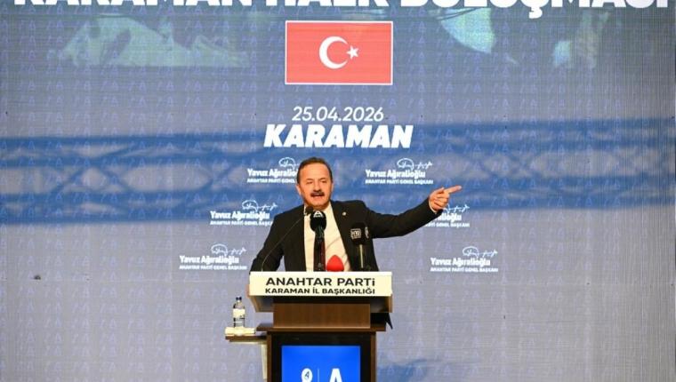 Anahtar Parti Genel Başkanı Ağıralioğlu, Karaman'da partililerle buluştu