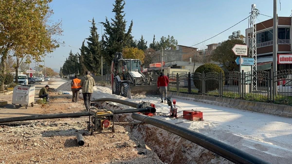 Adıyaman’da kanalizasyon ve içme suyu hatları yenileniyor