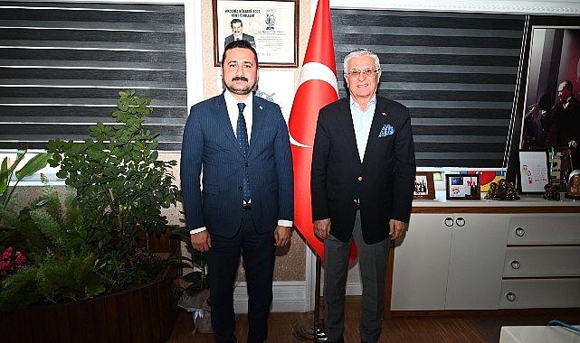 Başkan Ölmez'den Başkan Topaloğlu'na nezaket ziyareti