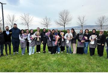 Renklerin en zarif hali buketlerde buluştu