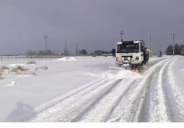 Osmangazi'nin Yüksek Kesimlerinde Kar Nöbeti