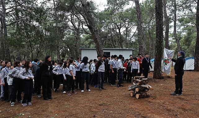 Antalya Büyükşehir Belediyesi izcileri kaynaşma kampında buluştu