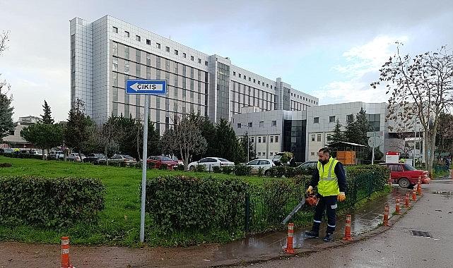 Hastane bahçeleri Büyükşehir'le daha güzel