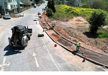 Başiskele'de trafik akışına yeni dokunuşlar