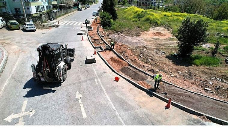 Başiskele'de trafik akışına yeni dokunuşlar