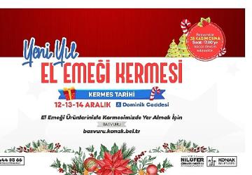 Konak'ta Yılbaşı Kermesleri başlıyor