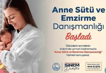 Üsküdar Belediyesi'nden Yeni Annelere Evde Destek: “Anne Sütü ve Emzirme Danışmanlığı" Hizmeti Başladı