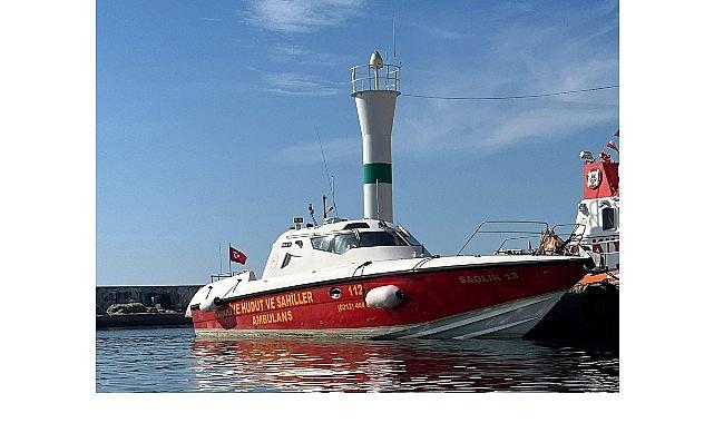 Ege'de Yaralanan Gemiadamına Türk Sağlık Ekiplerinden Denizden Tahliye Operasyonu