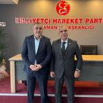 MHP Malatya İl Başkanı Gök, Adıyaman İl Başkanlığına hayırlı olsun ziyaretinde bulundu