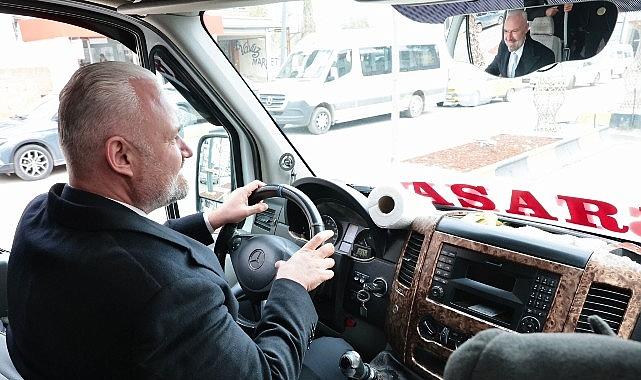 Başkan Pehlivan önce müjdeyi verdi, sonra direksiyona geçti