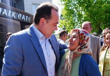 Başkan Dutlulu Saruhanlı'da Toplu Ulaşım Esnafıyla Buluştu