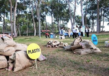 Orman ekosisteminde atıkların tehlikesi uygulamalı gösterildi
