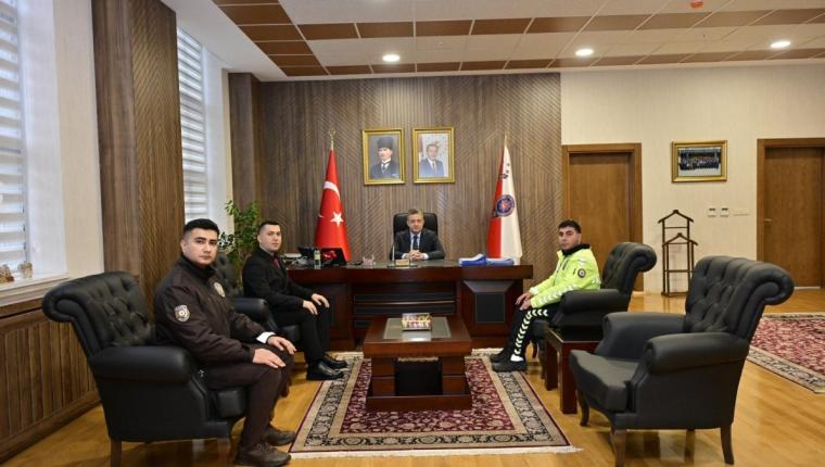 Adıyaman İl Emniyet Müdürlüğü’nde personel görüşmeleri devam ediyor