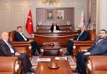 Vali Osman Varol, Başkan Tutdere ve Başkan Hallaç’la bir araya geldi