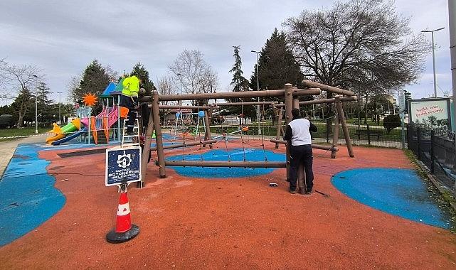 Çocuk oyun alanları Büyükşehir'le güvenli