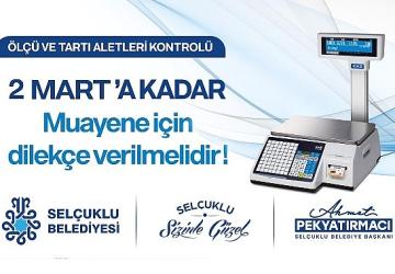 Ölçü ve Tartıda Son Beyan Tarihi 2 Mart