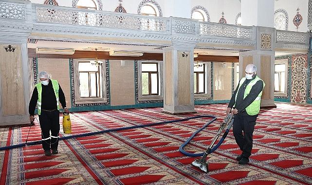 Nilüfer'in ibadethanelerinde bahar temizliği
