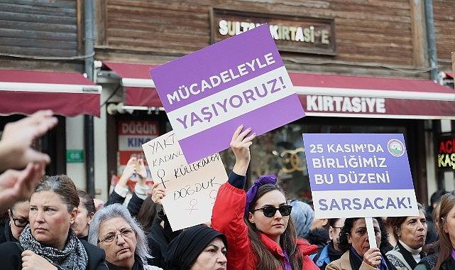 Bursa'da Binlerce Kadın Şiddetsiz Bir Yaşam, Adalet ve Eşitlik İçin Yürüdü
