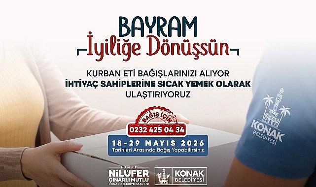 Konak'ta dayanışma geleneği bu bayram da devam ediyor