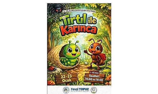 Milas Belediyesi'nden Çocuklar İçin Tiyatro Gösterimi