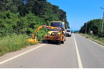 Kandıra'da yollar yaz sezonuna hazırlanıyor