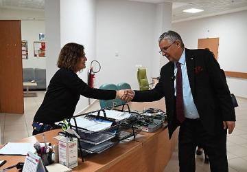 Başkan Topaloğlu'ndan yeni yıl akşamı hastane ziyaret